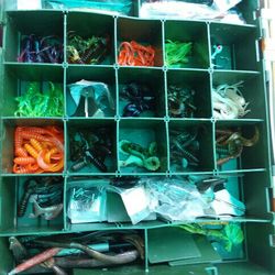 Fishing Lures , Tackle , Box , Some New 