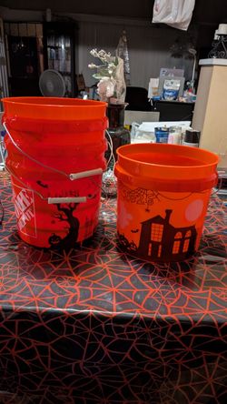 Homedepot Halloween buckets