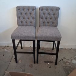 Set Of High Cushion Chairs