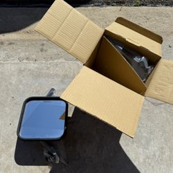 Quadratec Hinge-Mount Side Mirrors (set of 2) New In Box