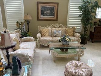 Gently used Silik living room set
