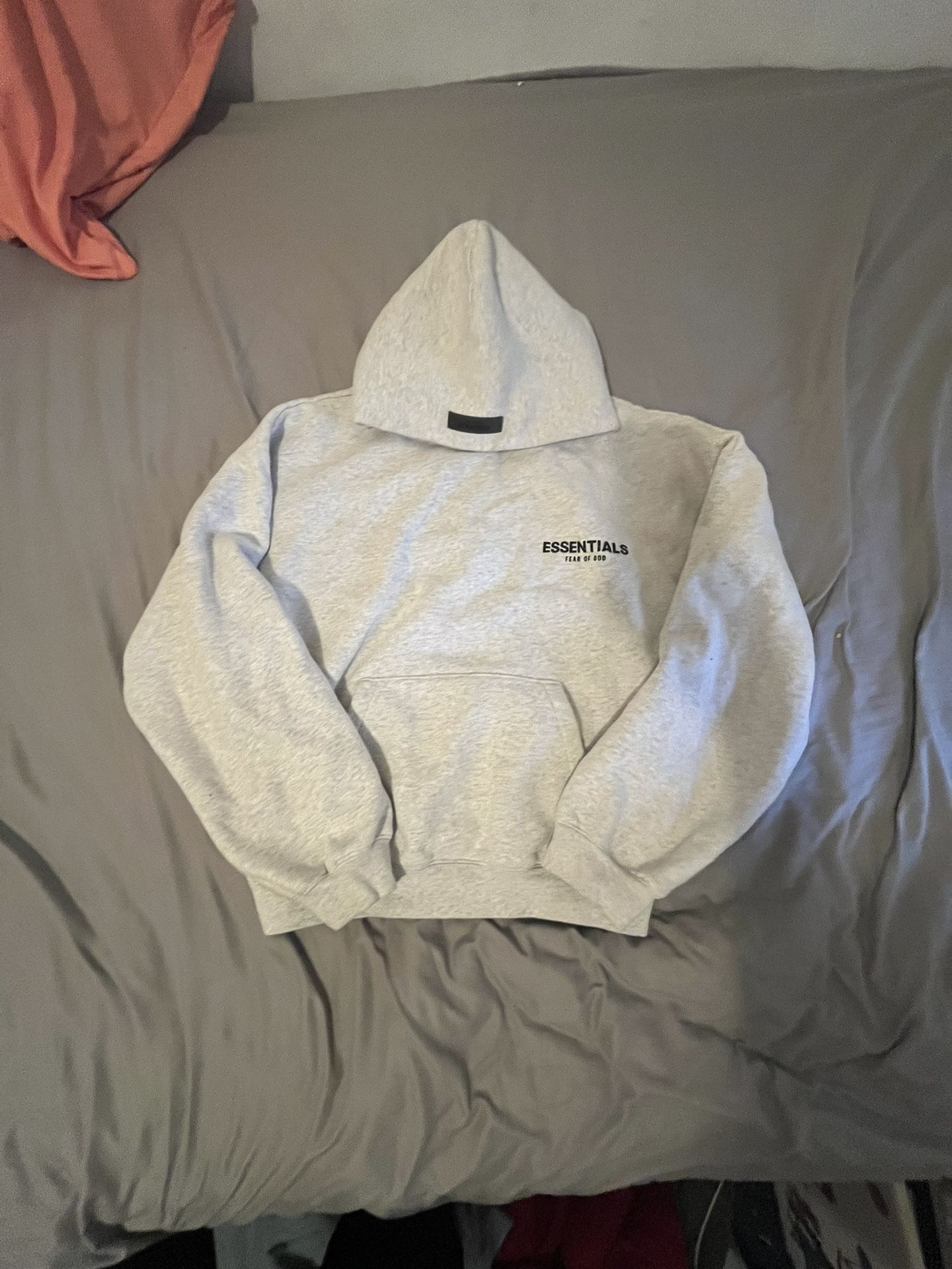 Essentials Hoodie Oatmeal (large)