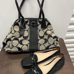 Coach Purse And  Woman Shoes 
