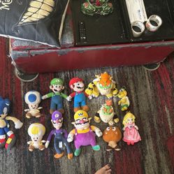 Mario Bros Plushies 