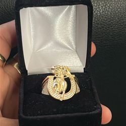 Marked 14k Horseshoe Ring