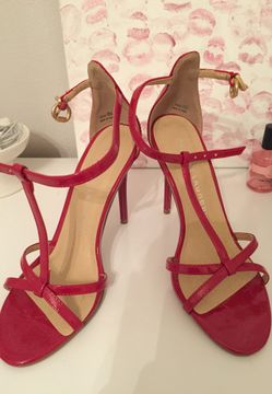 Chinese laundry red strappy heels size 7