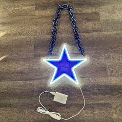 Dallas Cowboys Neon light chain