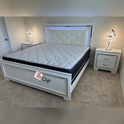 LED Light Queen /california king or king bed frame (Matters sell seperately)