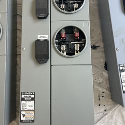 Siemens Double Gang 125Amp Meter