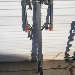 Two Allen Sports hitch-mounted bike racks