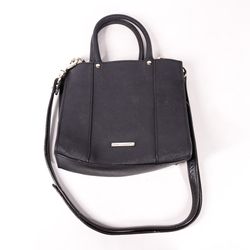 Rebecca Minkoff Satchel Handbag Purse Crossbody Travel Carry Shoulder Bag Black