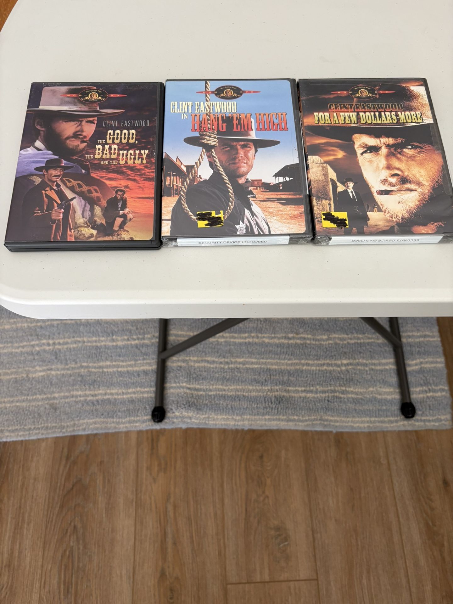 Three Clint Eastwoods Westerns On DVD