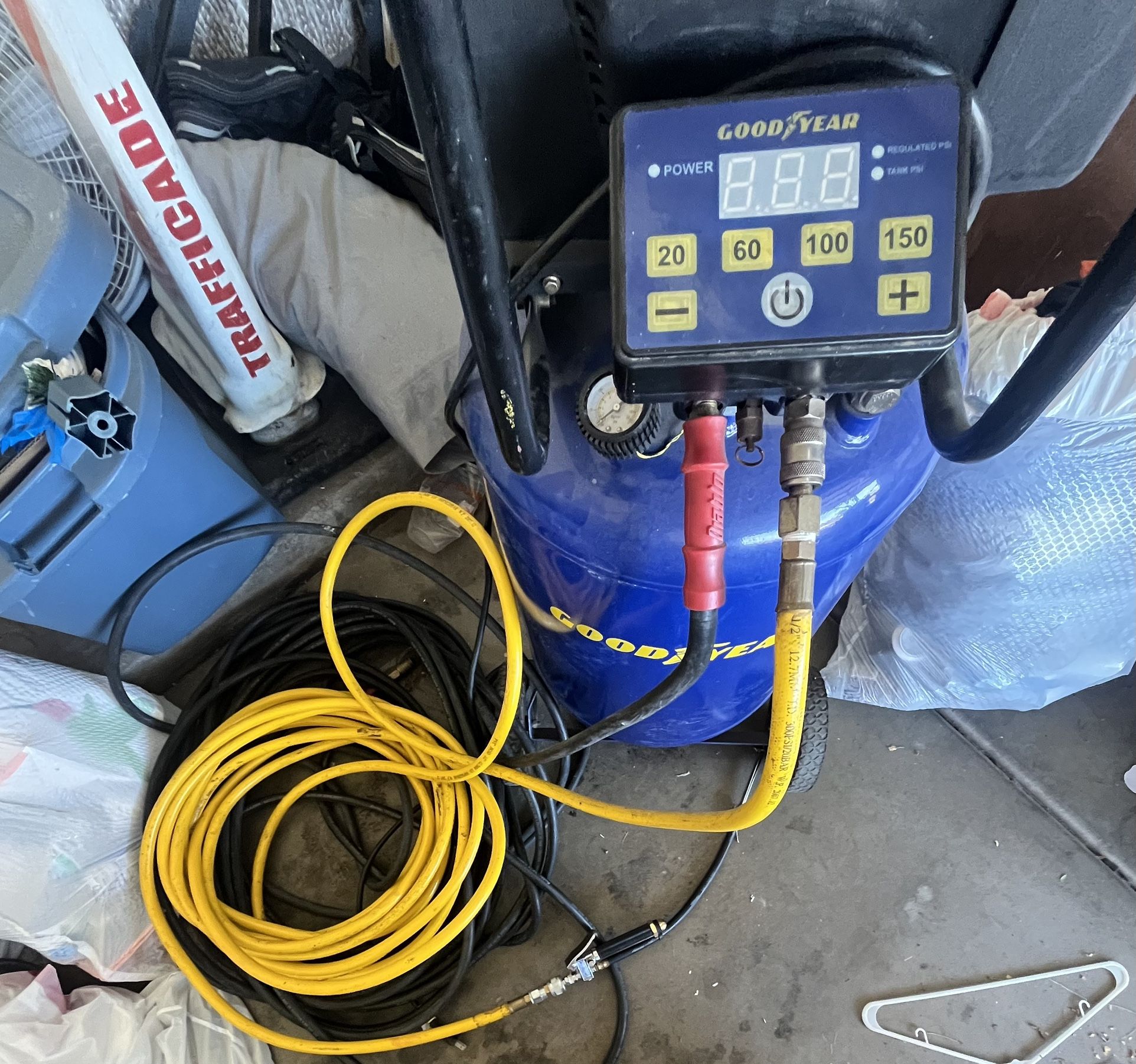 Good Year 20 Gallon Air Compressor, On Wheels