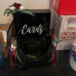 Wedding Card Box And Basket