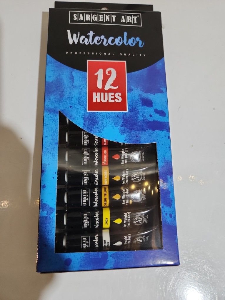 Premium Water Color Hues In .04 Oz Tubes