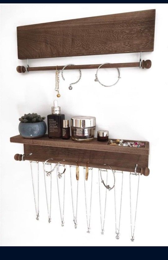 Wall Mounted Jewelry Shelves