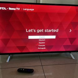 TCL 40” ROKU SMART TV
