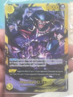 One Piece Blackbeard card OP16