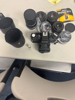 Rolleiflex SL35 E Film Camera with Multiple Lenses