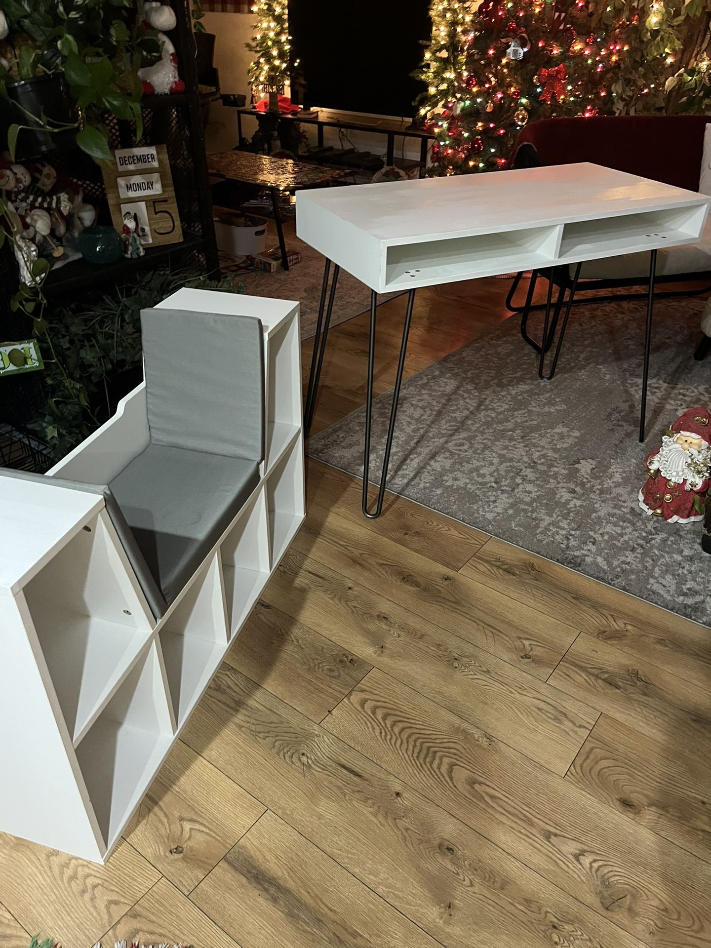 Nice Storage Bench And Desk