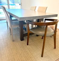 Crate and Barrel Dining Table Set