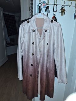 Solitaire Ombre Double-Breasted Trench Coat ✨️🥼