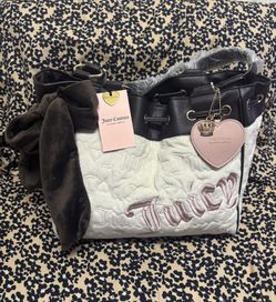 Juicy Couture Vintage Dreams Tote Daydreamer with Heart Charm
