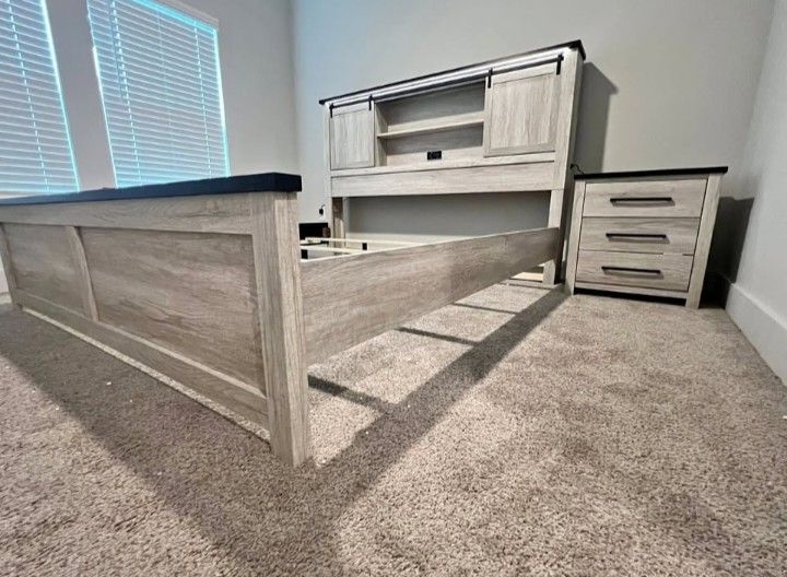 King Bedroom Set β USB, LED, Bluetooth Bed $1099