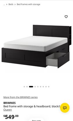 Queen Bed Frame AND Mattress