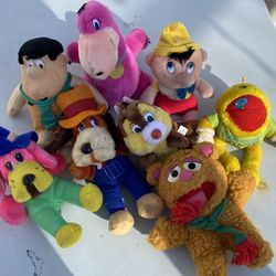 Vintage Plush Stuffed Animals Lot