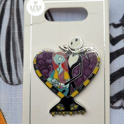 Disneys Nightmare Jack & Sally Skellington Pin