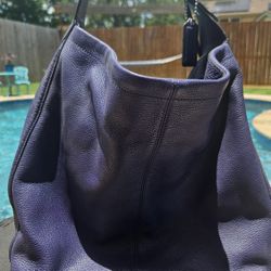 Purple COACH hobo Bag