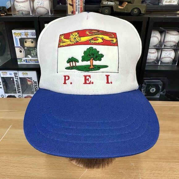 Vintage Prince Edward Island Snapback Adjustable Trucker Hat Cap Souvenir Canada 