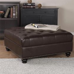 Novak 38" Tufted Square Cocktail Ottoman by Darby Home Co	  