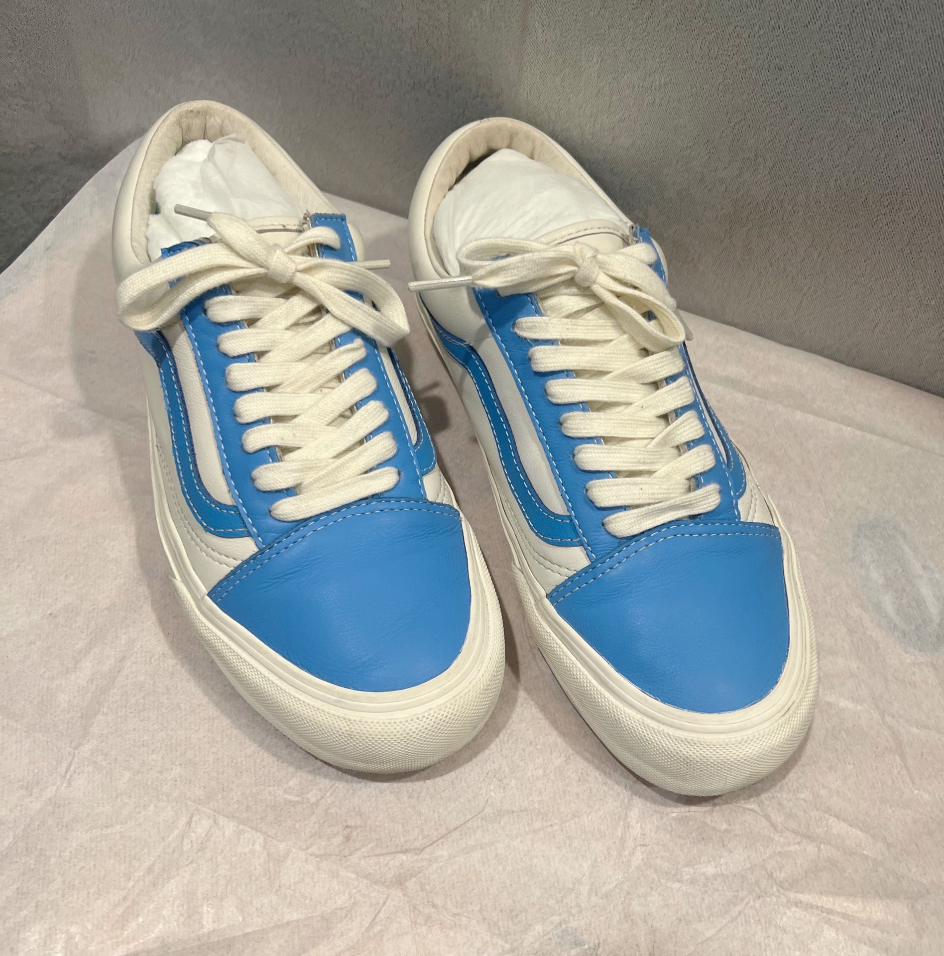 Vans Vault Old School Vlt Lx (Leather)Bonnie Blue Marshmallow