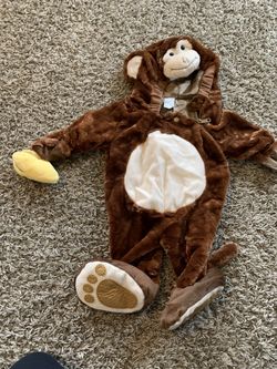 Baby monkey warm costume 3-6 months