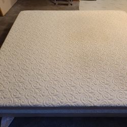 King Size Tempur-pedic Bed,  And Head/footboard 