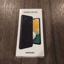 New sealed Samsung Galaxy A13 5G, Black 64GB