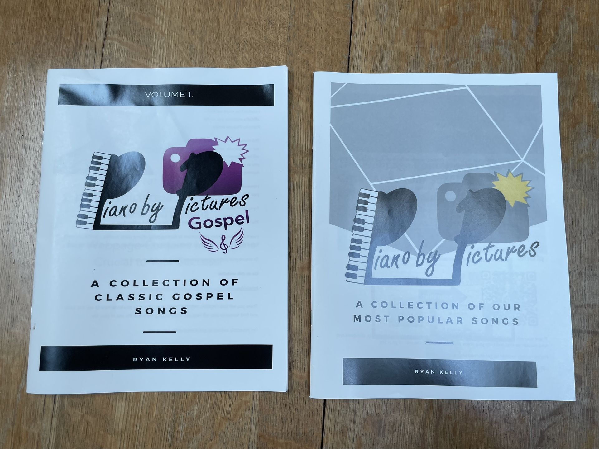 Piano By Pictures Books - $3/Both