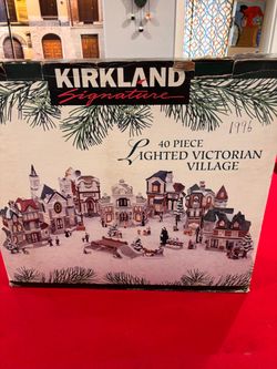 Kirkland Signature 40-Piece Lighted Victorian Village
