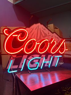 Coors light neon light