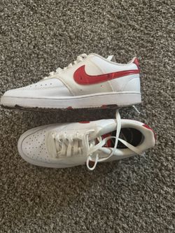Quart Vision Nike Size 8 Red And White Mens