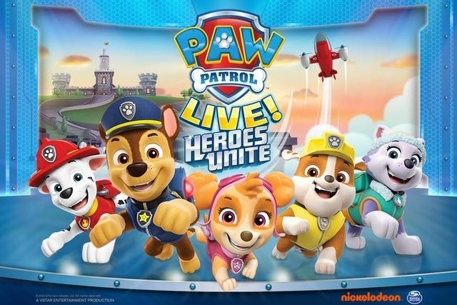 Paw Patrol Heroes Unite Tickets