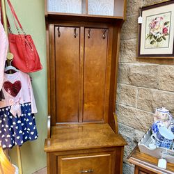 Hall tree or storage bench