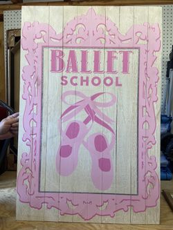 Ballet school sign