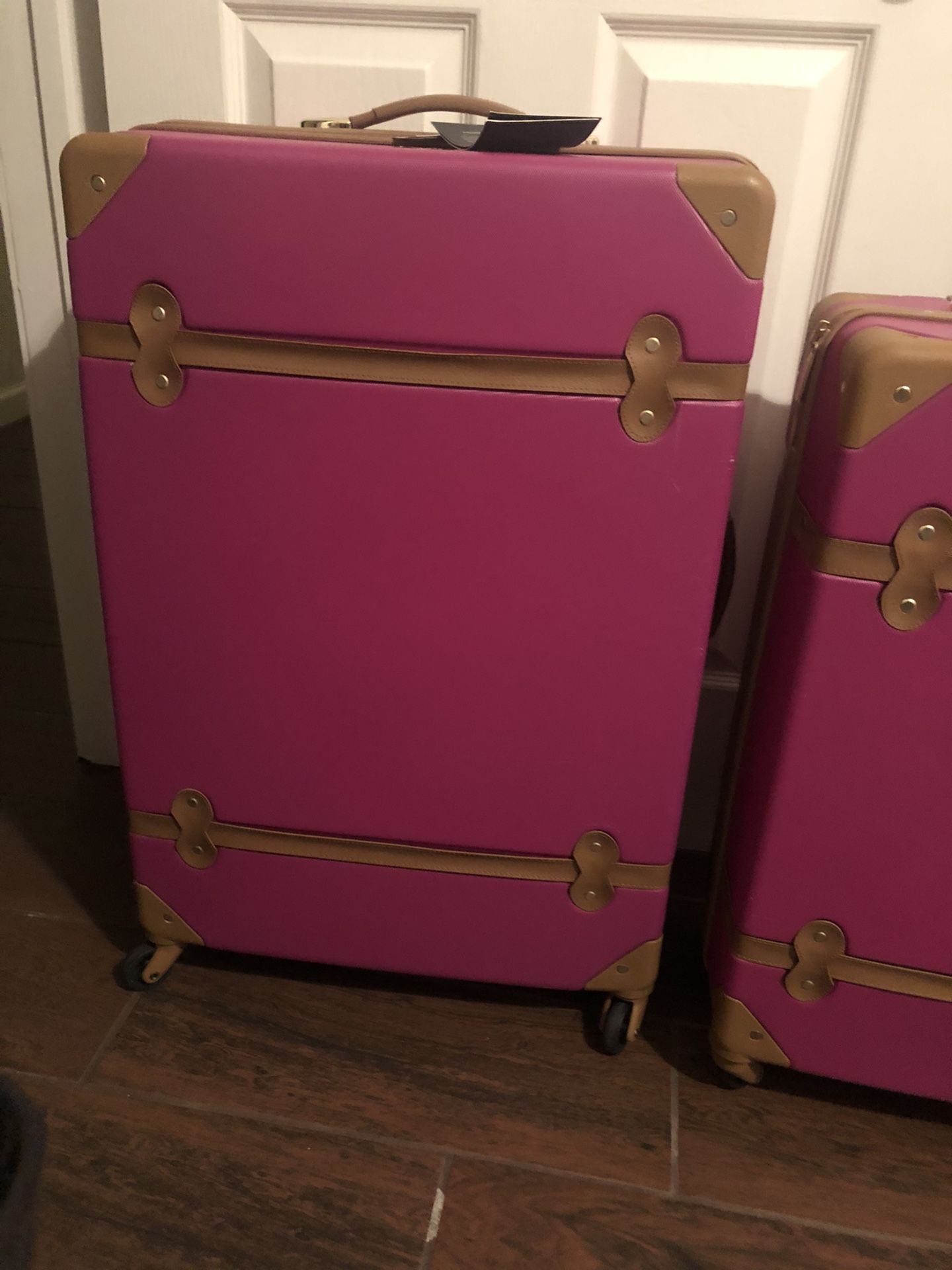 DF Studio luggage set Of Two Hard Case Larger Size And Carry On Size