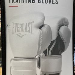 Everlast Power lock 2 Training Gloves 12oz White/Gray