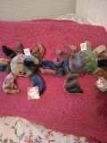 Rare claude beanie babys two 1996