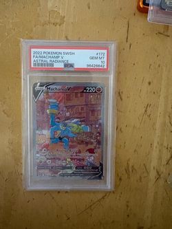 Pokemon PSA 10 Machamp Astral Radiance