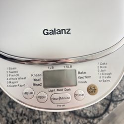 Galanz automatic bread maker and dough mixer